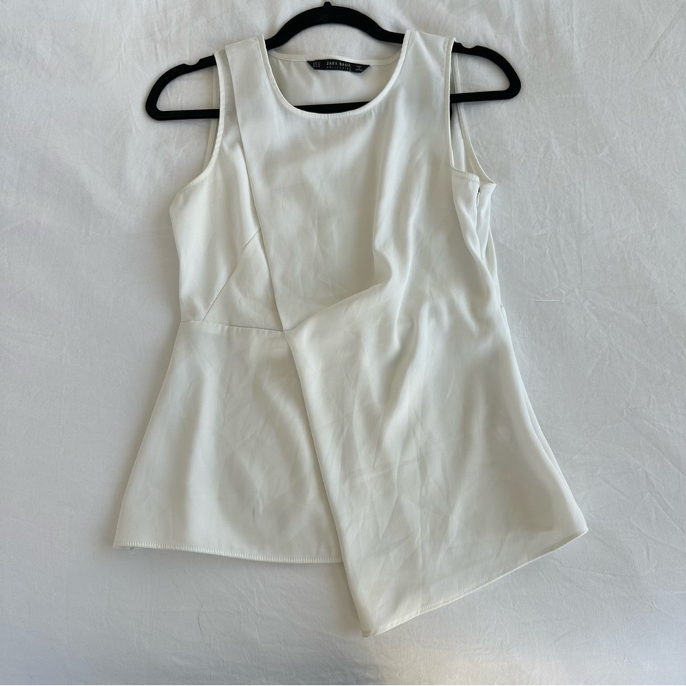 Zara white blouse